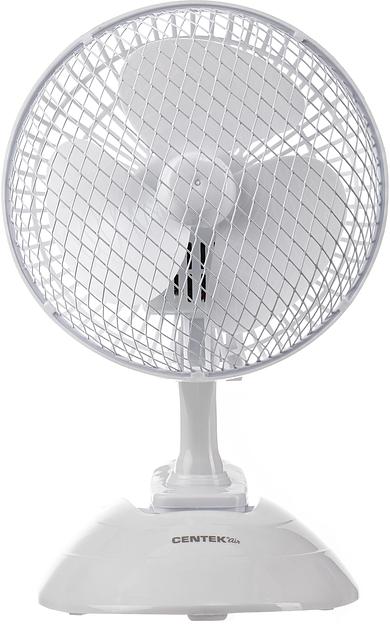 Вентилятор настольный Centek CT-5003 20Вт скоростей:2 белый фото 2