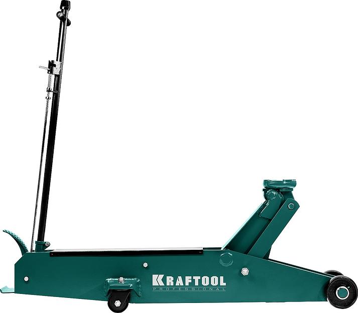 KRAFTOOL HIGH-LIFT, 10 т, 160 - 560 мм, для тяжелой техники, подкатной домкрат (43455-10) фото 6