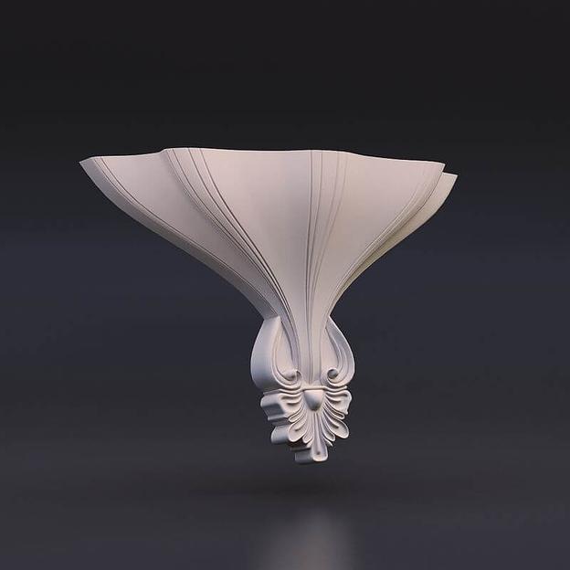 Светильник 3D из гипса «Светильник №6» фото 1