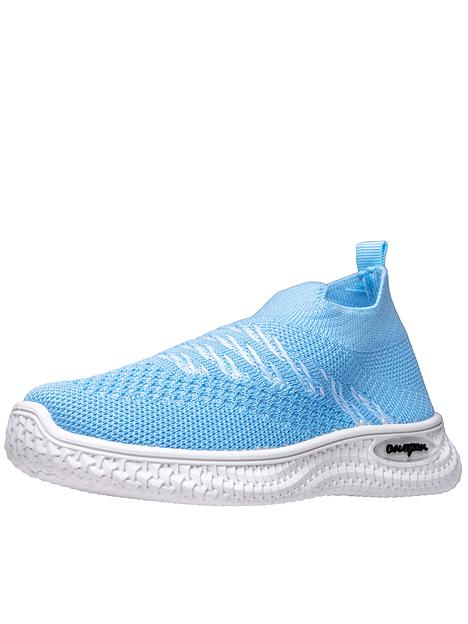 Кроссовки женские голубые фото 3