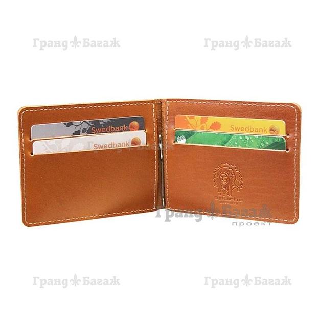 Зажим для купюр STOP RFID ОК-S/рыжий фото 3