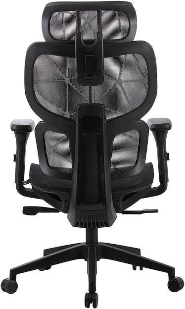 Кресло Cactus CS-MC555-BK черный сетка с подголов. крестов. пластик фото 5