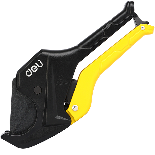 Труборез для пластиковых труб Deli DL2501 диаметр реза до 36мм, лезвия с тефлоновым покрытием, сталь SK5 фото 1