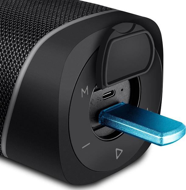 SVEN PS-155, черный (10 Вт, Waterproof (IPx4), TWS, Bluetooth, FM, USB, 1200мА*ч) фото 9