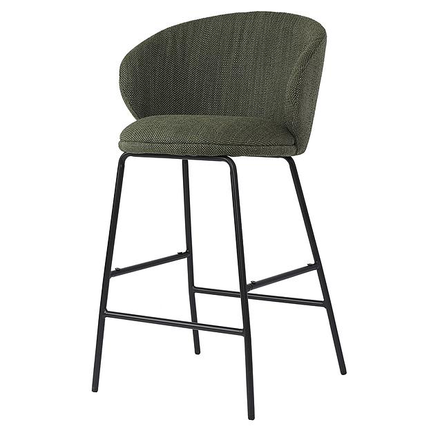 Стул полубарный Comfy, рогожка, шпинат фото 1