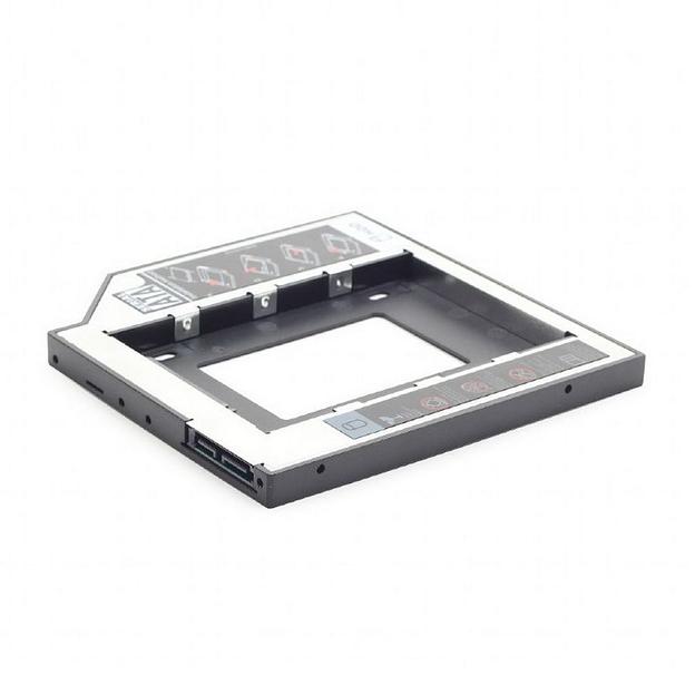 Шасси Gembird MF-95-01 (для установки 2.5" в SATA отсек оптического привода ноутбука 9.5mm) (MF-95-01) фото 2