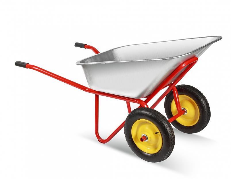 Тачка двухколёсная строительная 110л опт фото 1