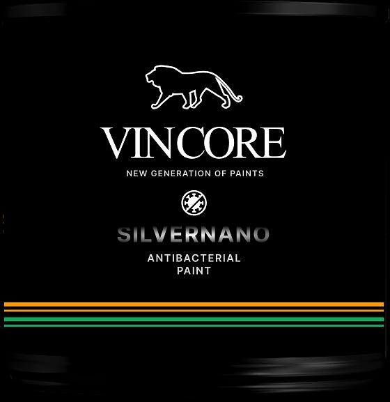 Интерьерная влагостойкая краска на акриловой основе «Vincore silver-nano 50» фото 1