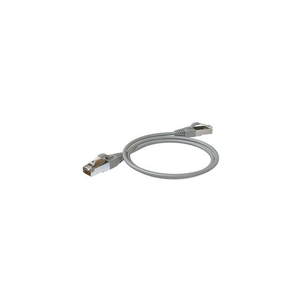 Патч-корд SYSMATRIX вилка RJ-45, вилка RJ-45, кат.5E, LSZH, 1м, серый [pc 4545.5es26.1lszhgy] фото 1