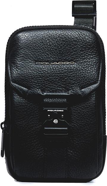 Чехол для смартфона Piquadro Than AC6546S135R/N черный натур.кожа фото 1