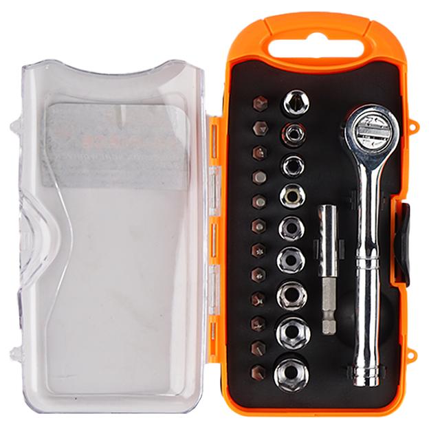 Набор Торцевых Головок И Бит ¼" 23 Предмета Jifeng Jf-90264 фото 2