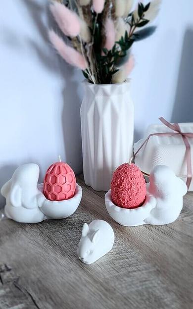 Свеча Яйцо пасхальное «Ромбы» ОПТ фото 1