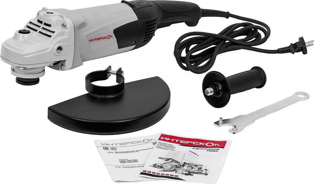 Машина шлифовальная угловая 2100W 234.1.1.60 INTERSKOL фото 4