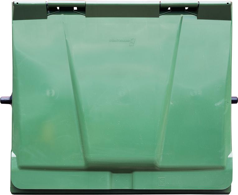 Мусорный контейнер на колёсах (1100 л) желтый фото 3