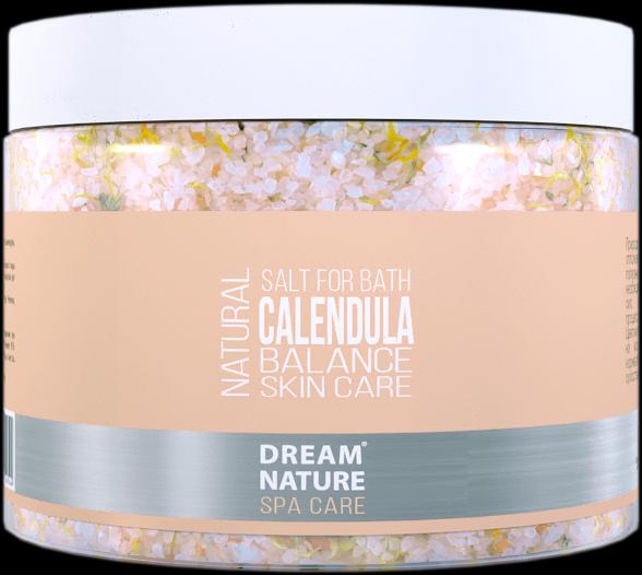 Соль для ванн с цветами календулы DREAM NATURE SPA CARE, 600 г фото 1