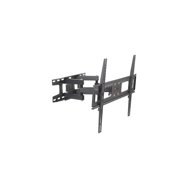 Кронштейн для телевизора Arm Media LCD-418, 32-65", настенный, поворотно-выдвижной и наклонный, черный [10239] фото 1