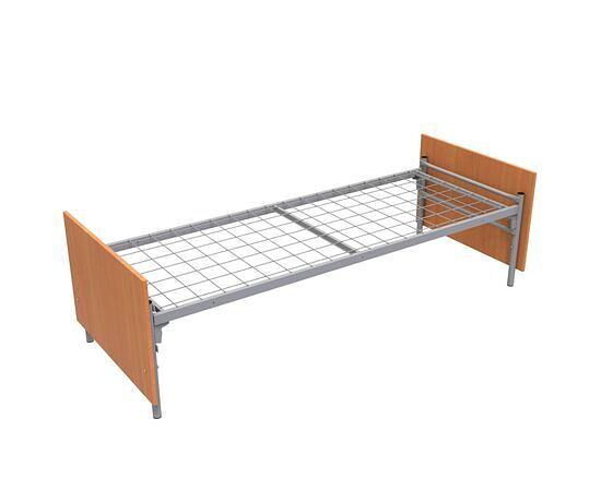 Кровать односпальная, со вставками из ЛДСП, 2002х851х850 мм фото 1