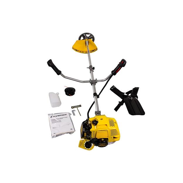 CHAMPION Триммер Т433-2 { разъемн.прям. 1,25кВт 42,7см? 7,2кг HT21+40/255/25,4 U-ручка легк.старт } фото 1