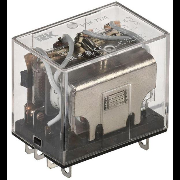 Реле РЭК 77-4 10А 24В DC IEK RRP10-4-10-024D фото 1