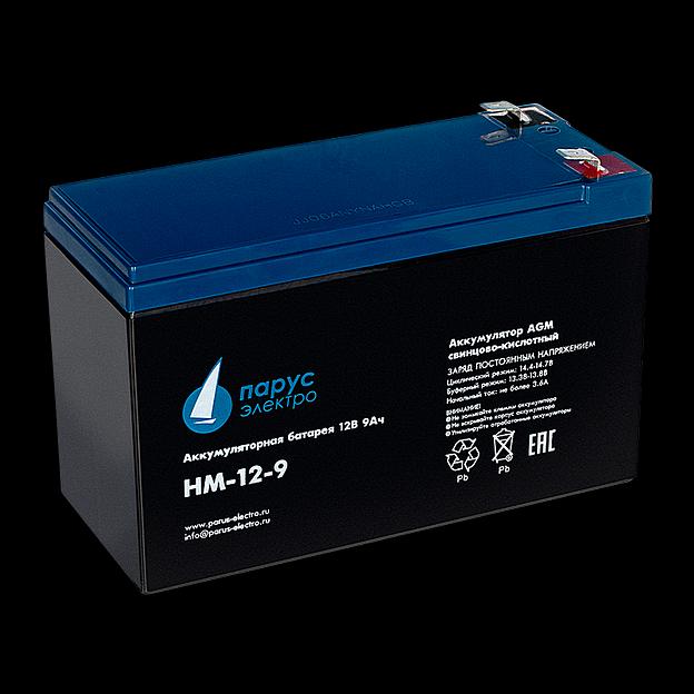 HM-12-9 cвинцово-кислотная аккумуляторная батарея 12 В / 9 Ач фото 1