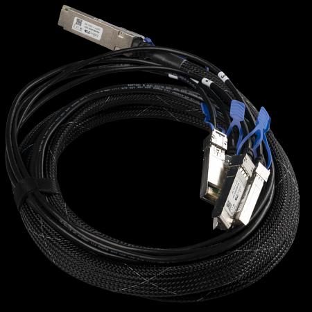 MikroTik XQ+BC0003-XS+ QSFP28 to 4x SFP28 break-out cable фото 1