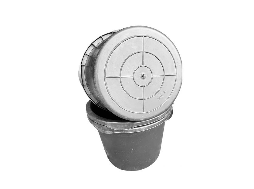 Таз строительный 40 л круглый морозостойкий фото 2