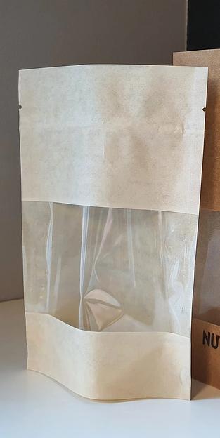 Пакет дой-пак с прозрачным окном и застежкой зип-лок опт фото 1