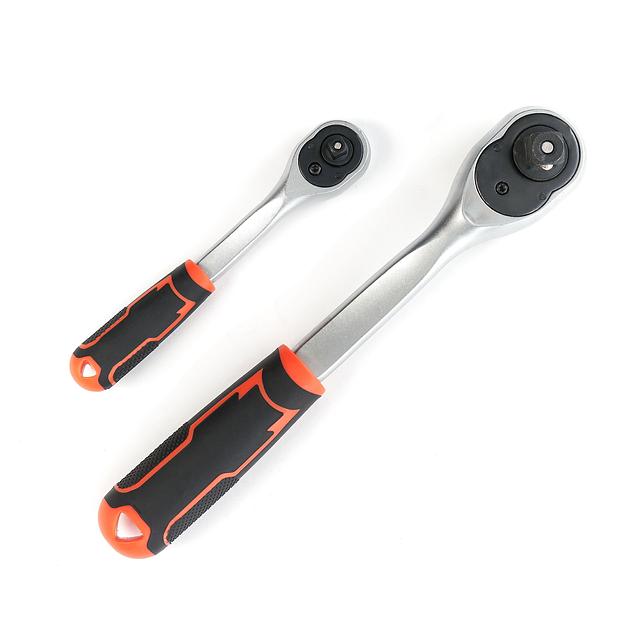 Набор трещоток 72 зуба 1/2 1/4 2 предмета KINGQUEEN WIB-23 фото 4