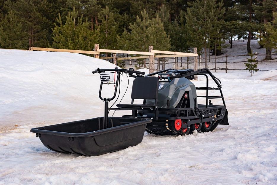 Мотобуксировщик Бурлак М2 LFP, 9 л.с., электрозапуск, 1450*510*810 мм. фото 1