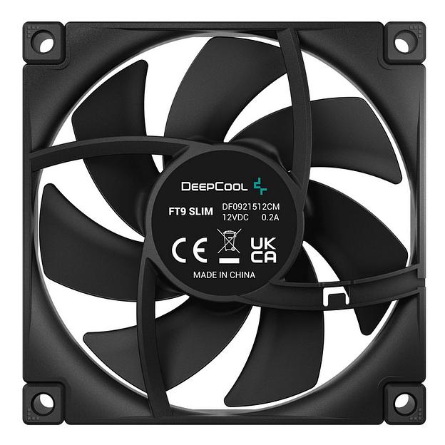 Вентилятор для корпуса Deepcool FT9 SLIM (92mm, 500-2950rpm, 23,2 дБ, PWM 4-pin, black) (R-FT9SLIM-BKWPN1-G) фото 3
