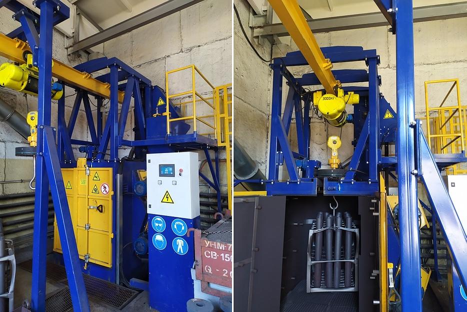 Дробеметная установка подвесного типа фото 2