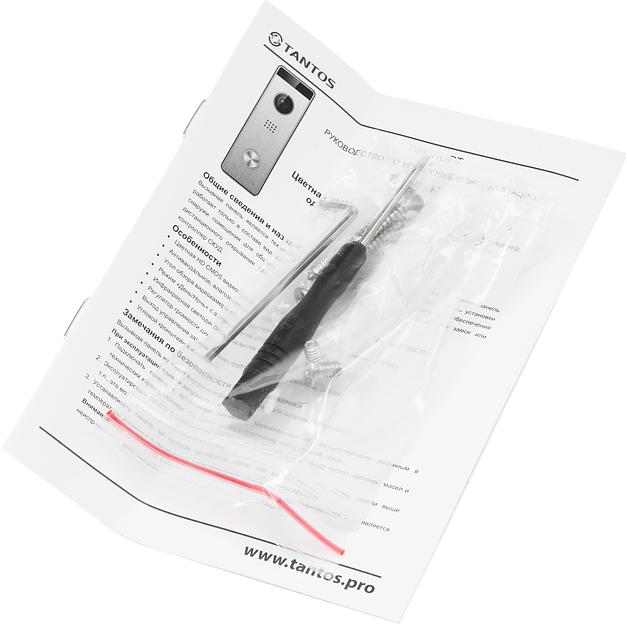 Видеопанель Tantos Triniti HD CMOS цвет панели: серебристый фото 9