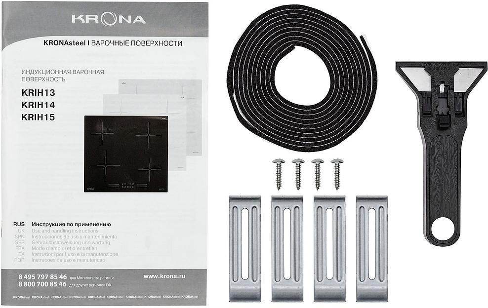 Индукционная варочная поверхность Krona FARBE 60 WH белый фото 10