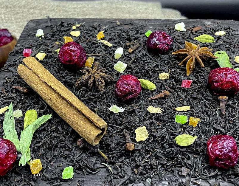 Авторский чай «Вишнёвый глинтвейн» ОПТ фото 1