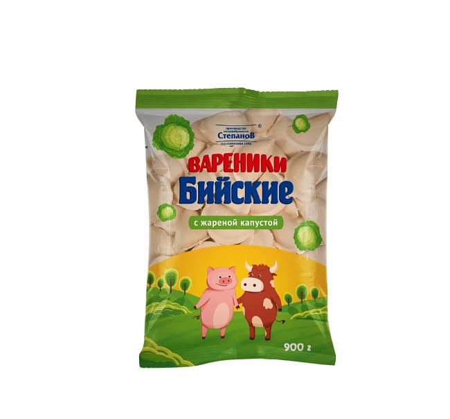 Вареники с жареной капустой «Бийские», 900 г ОПТ фото 1