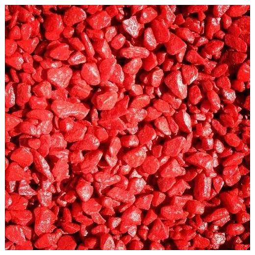 Щебень декоративный GreenJusan красный, фракция 5-20 фото 1