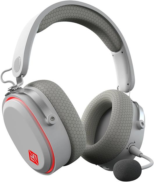 Наушники с микрофоном GMNG GG-HS405W белый мониторные BT/Radio/3.5mm оголовье (1899880) фото 2
