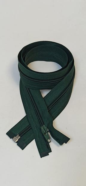 Молния спираль №5 80см 1зам. Темно-зеленый фото 1