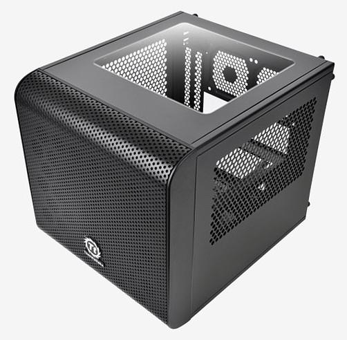 Корпус Thermaltake Core V1 черный без БП miniITX 1x200mm 2xUSB3.0 audio bott PSU фото 4