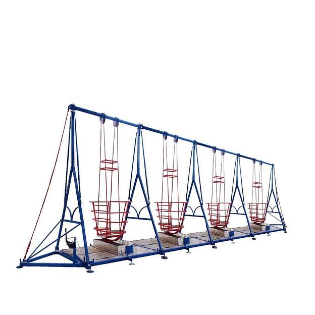 Качели «Лодочка» - четыре секции фото 1