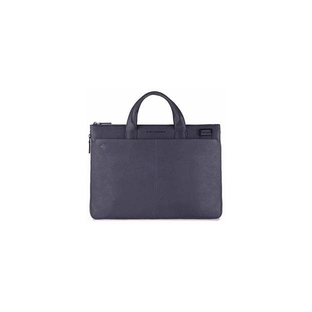 Деловая сумка Piquadro Black Square, кожа натуральная, синий [ca4021b3/blu4] фото 1