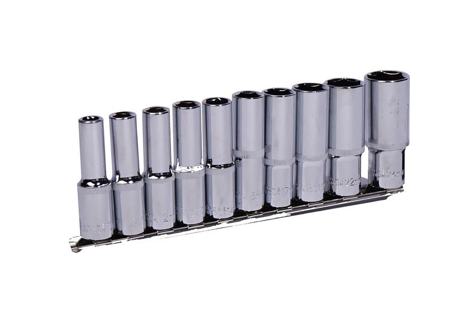 1/2 Набор глубоких головок KINGQUEEN 10 шт 8-24 мм WIB-5 фото 2