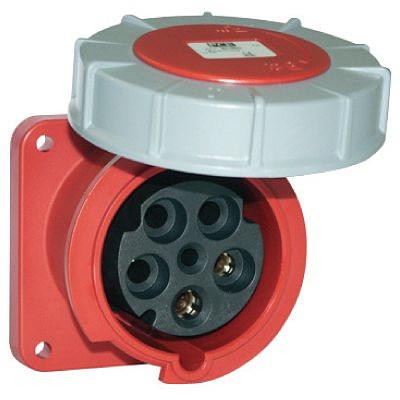 Розетка скрытой установки IP67 63A 3P+E 400V фото 1
