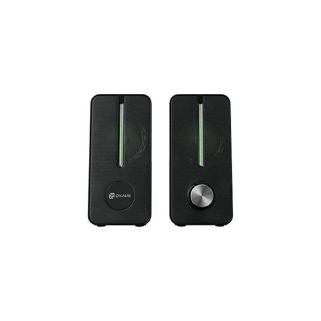 Колонки Oklick OK-120, 2.0, черный [1458485] фото 1