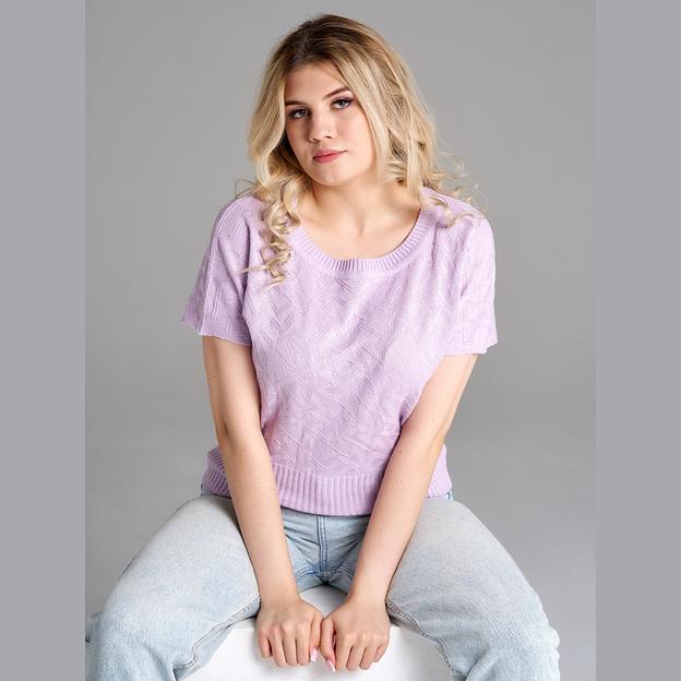 Кофта «Фантазия» сиреневая ОПТ фото 2