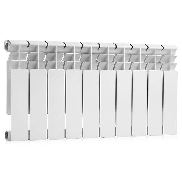 Радиатор биметаллический секционный 350/80/12 боковое подключение фото 1