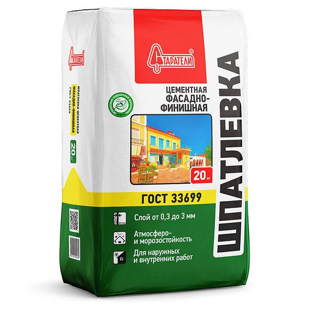 Шпаклевка Старатели фасадно-финишная 20кг фото 1