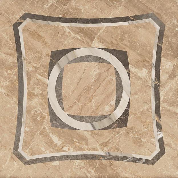 Декор ColiseumGres Portofino Бежевый Inserto intarsio лаппатированный фото 1