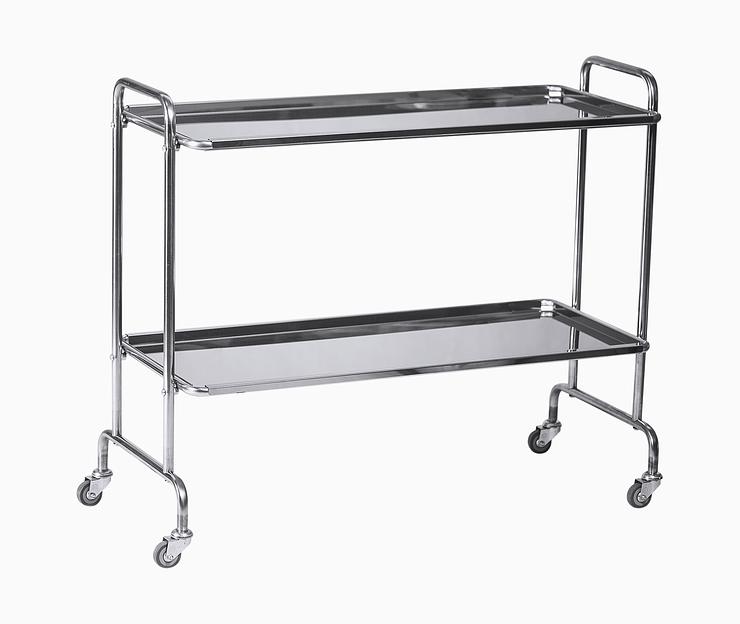 Столик медицинский для хирургического инструмента СМХ-6 из нержавеющей стали фото 1