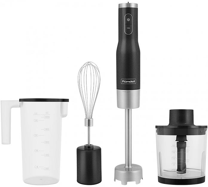 Блендер погружной Rondell 1301-RE-01 1200Вт серебристый фото 1